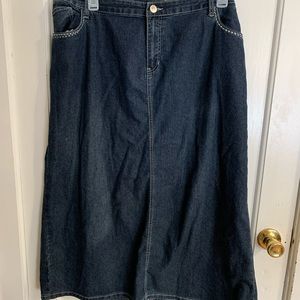 Women’s Long Denim skirt